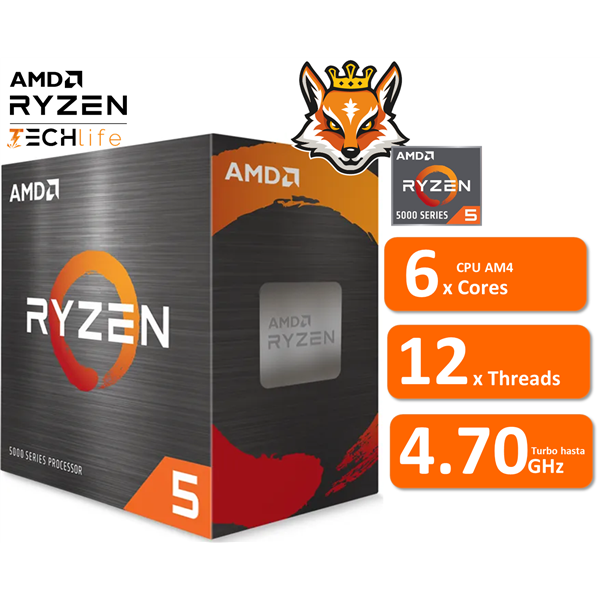 AMD Ryzen 5-5600XT a 3.7/4.7GHz AM4 6x Core