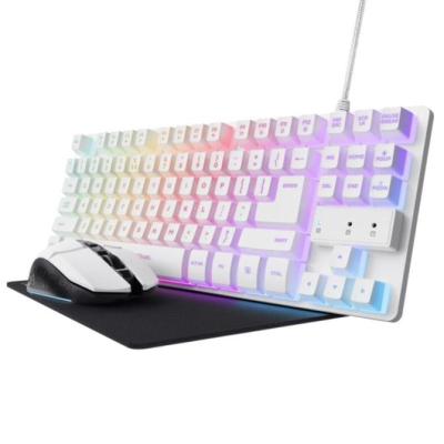 Pack Gaming Trust Gaming GXT 794W/ Teclado RGB + Ratón RGB +