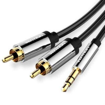 Cable Estéreo Vention BCFBL/ Jack 3.5 Macho - 2x RCA Macho/