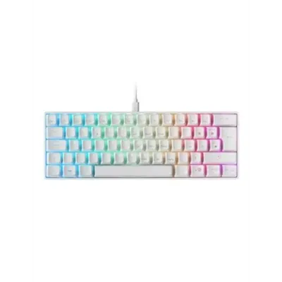 Teclado Mecanico Ultra Compacto Mars Gaming Mkmini White Full