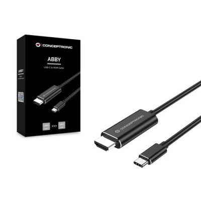 Cable Usb-c Macho A Hdmi Macho 2m 4k Conceptronic Abby04b