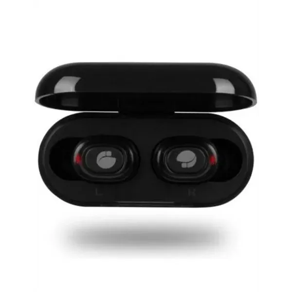 Auricular Intrauditivo Bluetooth Ngs Artica Lodge True Wireless Con Base De Carga Color Negro