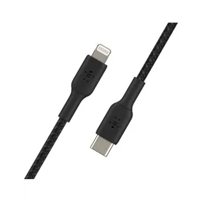 Cable Belkin Caa004bt1mbk Usb-c A Lightning Trenzado Boost