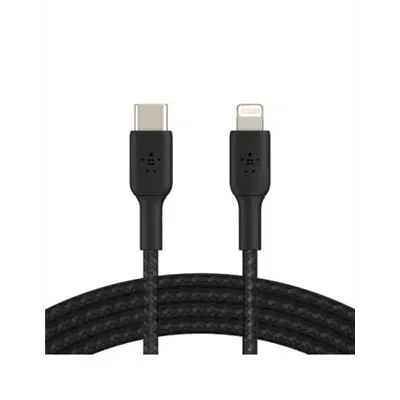 Cable Belkin Caa004bt1mbk Usb-c A Lightning Trenzado Boost