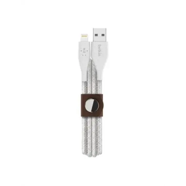 Cable Belkin F8j236bt04-wht Duratek Lightning A Usb-a 1.2m Blanco