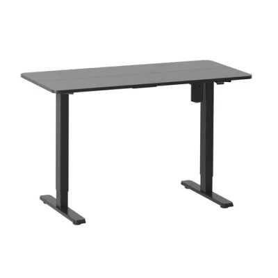 Mesa Electrica Ergonomica Altura Regulable Tablero Negro 120x60