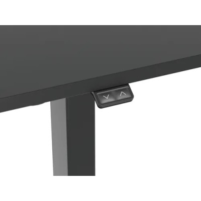 Mesa Electrica Ergonomica Altura Regulable Tablero Negro 120x60