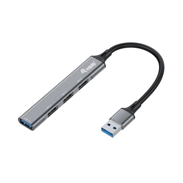 Hub Usb 3.0 Equip Life Usb 1 Puerto Usb 3.0 3 Puertos Usb 2.0 Carcasa Aluminio