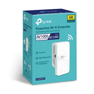 Homeplug Wifi Tp-link Tl-wpa7617 Ac1200 Av1000 Con 1pto Giga