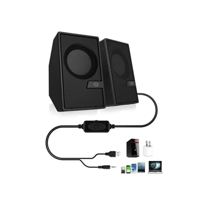 Altavoces 2.0 Bluetooth Conceptronic Bjorn02b 6w Color Negro