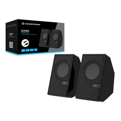 Altavoces 2.0 Bluetooth Conceptronic Bjorn02b 6w Color Negro