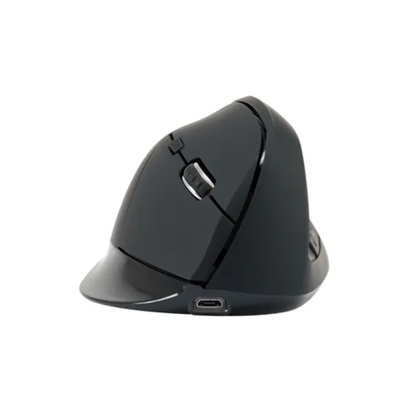 Mouse Conceptronic Bluetooh Lorcan03 5.2 Ergonomico 6 Botones 1600dpi Bateria Recargable Color Negro