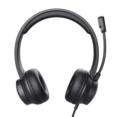 Auriculares Trust HS-201 USB/ con Micrófono/ USB/ Negros