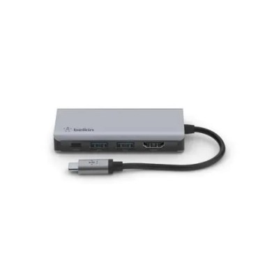 Adaptador Usb-c Belkin Avc006btsgy A 1xusb-c Pd3.0 2xusb 3.0