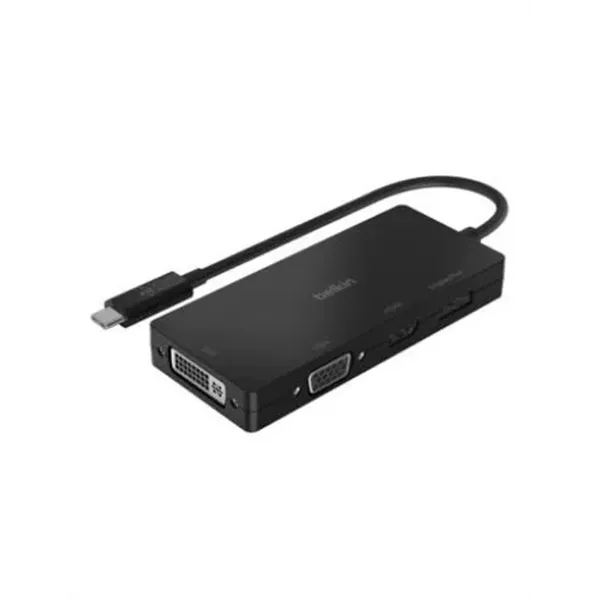 Adaptador Usb-c Belkin Avc003btbk A 1xhdmi 1xvga 1xdisplayport 1xdvi 4k 2k A 60 Hz