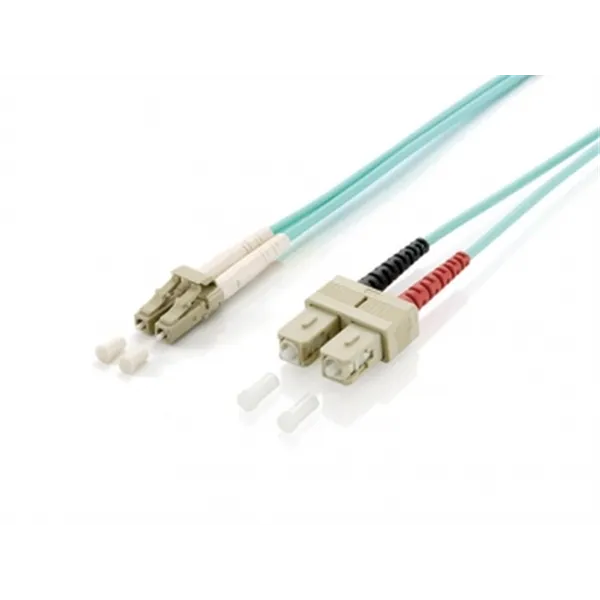 Equip 255316 Cable de fibra óptica e InfiniBand 10 m LC SC Turquesa