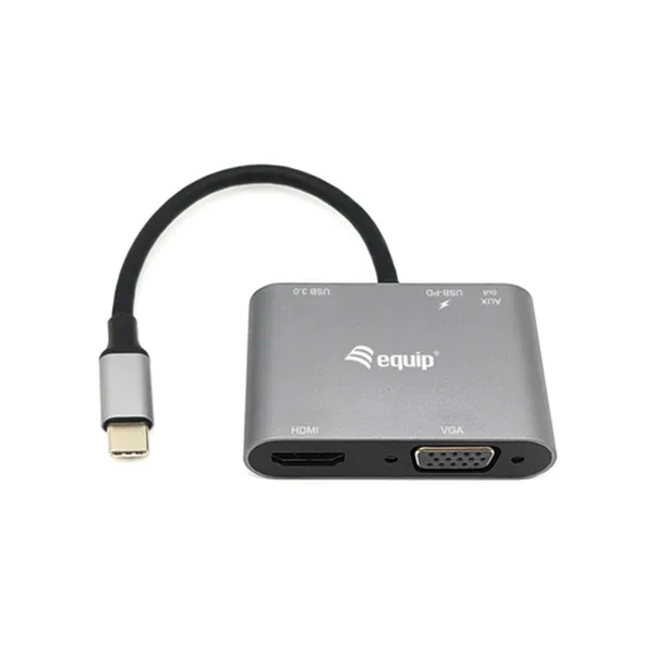 Docking Usb-c Equip 133483 A 1xhdmi 4k 1xvga 1xusb-a 3.0 1xusb-c Pd 100w