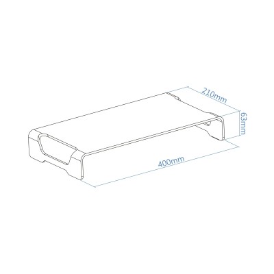 Soporte para Monitor TooQ TQMR0004/ hasta 20kg