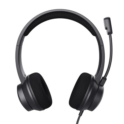 Auriculares Trust HS-260/ con Micrófono/ USB/ Negros