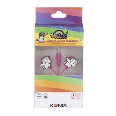 Auricular Intrauditivo Konix Unik In-ear Headphone Color Rosa