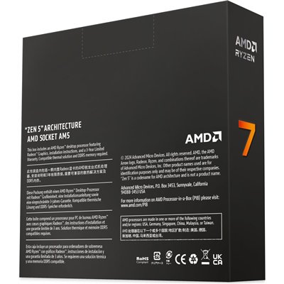 AMD Ryzen 7 9700X a 3.8/5.5GHz AM5 8x Cores Gráficos Radeon