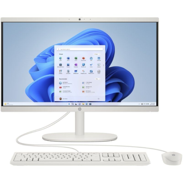 HP All-in-One 22-DG0026NS 22" Intel N200 8GB 256GB SSD W11 Blanco