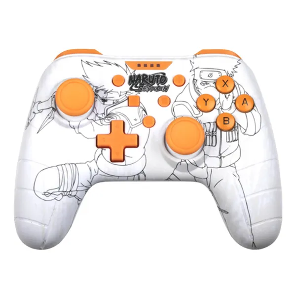 Gamepad Konix Switch Naruto Cable 3m Compatible Con Pc Color Blanco Kx-nar-sw-pad-whi