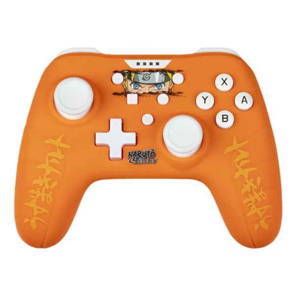 Gamepad Konix Switch Naruto Cable 3m Compatible Con Pc Color Naranja Kx-nar-sw-pad-ora