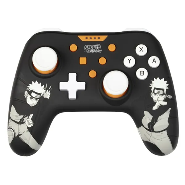 Gamepad Konix Switch Naruto Cable 3m Compatible Con Pc Color Negro Kx-nar-sw-pad-bla