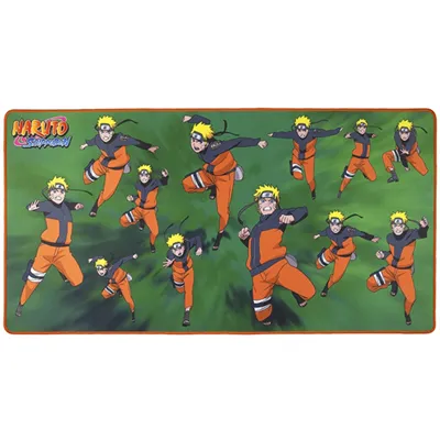 Alfombrilla Gaming Konix Naruto Xxl Contornos Reforzados