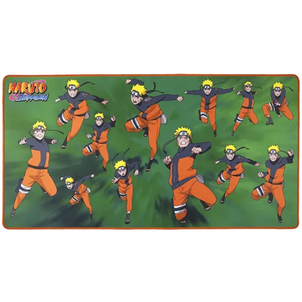 Alfombrilla Gaming Konix Naruto Xxl Contornos Reforzados 900x460x3mm Kx-nar-mp-green-xxl