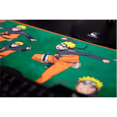 Alfombrilla Gaming Konix Naruto Xxl Contornos Reforzados