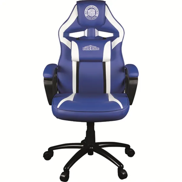 Silla Gamer Konix Mha Gran Comodidad Y Ergonomia Inclinacion Hasta 15º Color Azul Y Blanco Kon Chair Mha