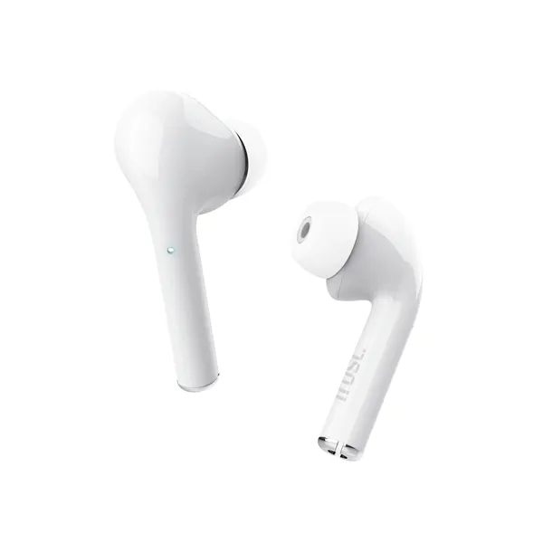 Auriculares Bluetooth Trust Nika Touch con estuche de carga/ Autonomía 6h/ Blancos