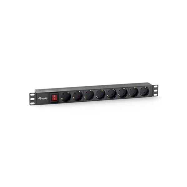 Regleta Alimentacion Rack 19" 1u 8 Tomas Con Interruptor