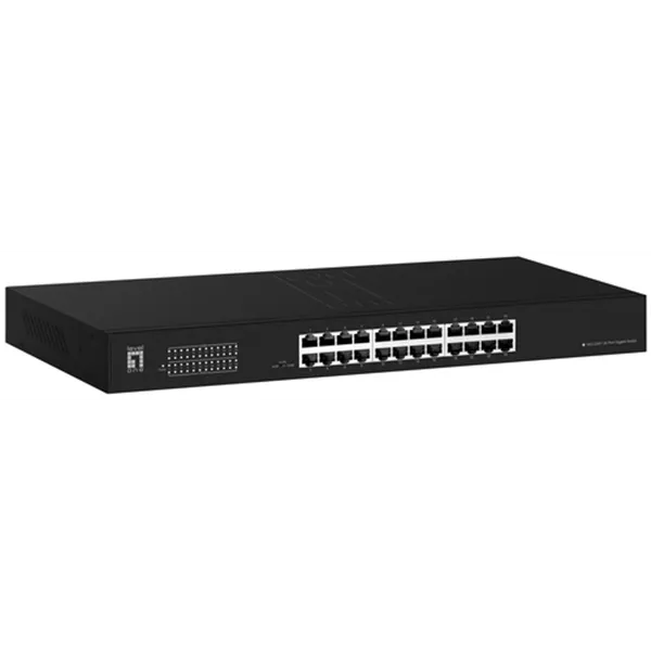 Switch No Gestionable Levelone Geu-2431 24p Gigabit Carcasa Metalica Rack 19"