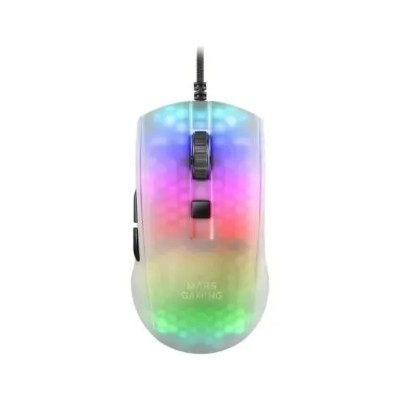 Mouse Mars Gaming Rgb Mmr Translucido White 12800dpi Ultra