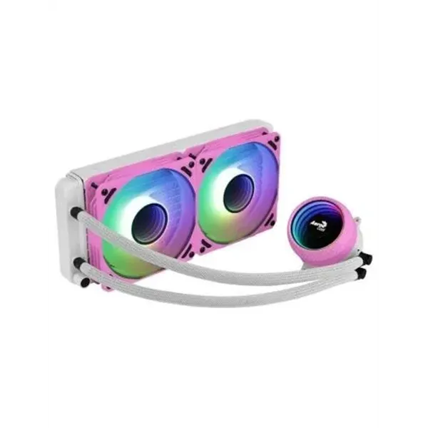 Sistema De Refrigeracion Liquida Aerocool Mirage L240 Pink 2x12cm Infinity Mirror Rgb-a (adressable)