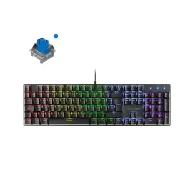 Teclado Mecanico Mars Gaming Mk422 Black Switch Azul Pr De