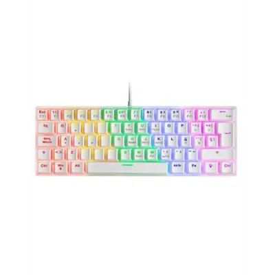 Teclado Mecanico Ultra Compacto Mars Gaming Mk60 White Switch