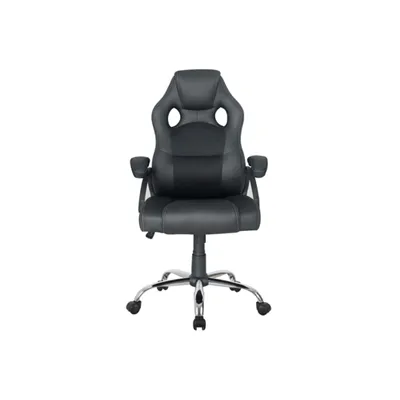 Silla De Oficina Ergonomica Equip Color Negro Recubrimiento Pu