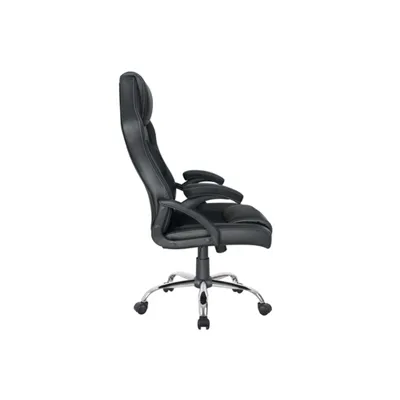 Silla De Oficina Ergonomica Equip Color Negro Recubrimiento Pu