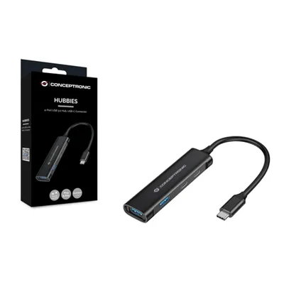 Hub Usb 3.0 Conceptronic Hubbies12b 4 Puertos Usb 3.2 2 Puertos