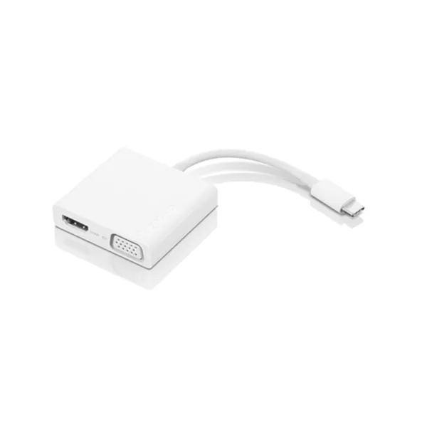 Adaptador Usb-c Lenovo Travel Hub, A 1xhdmi 1.4 4k 1xvga 1xusb-a 3.0 Simple Plug And Play (universal Para Todas Las Marcas)