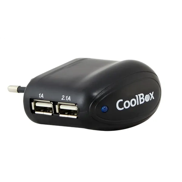 CoolBox Cargador USB Rapido de 30W con tecnología GaN QC3.0 + USB-A ( Smartphones/Tablets)