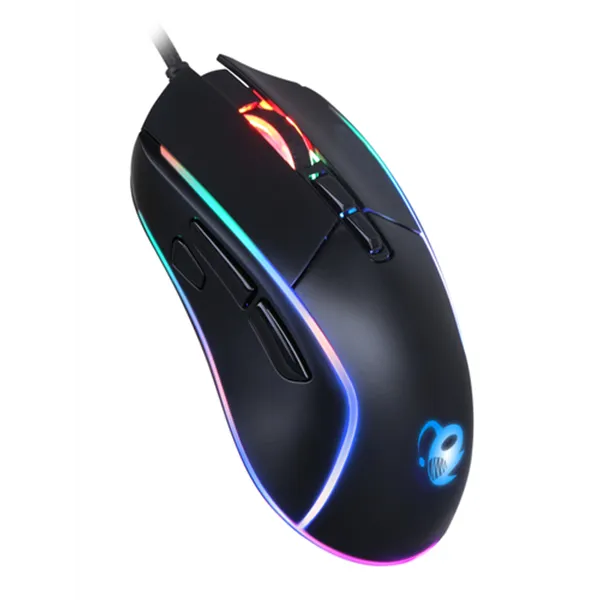 Mouse Deep Gaming Rgb Deepdarth 8 Botones 6400dpi Programable Por Software