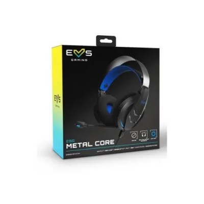 Headset Gaming Energy Sistem Esg Metal Core Blue Jack 3.5mm Y