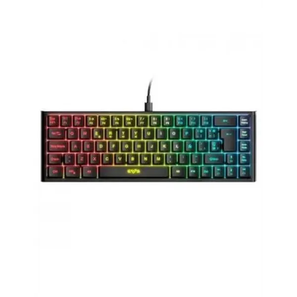 Teclado Compacto Gaming Energy Sistem Esg K4 Kompact-rgb 69teclas Usb-c Winlock Key