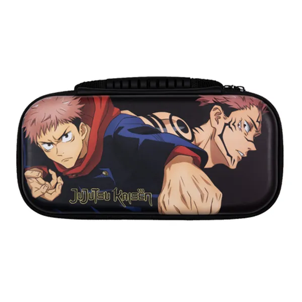 Funda Konix Switch Jujutsu Kaisen Compatible Con Switch Y Version Lite Red Para Amacenaje Color Negra