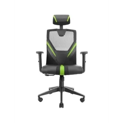 Silla Ergonomica Mars Gaming Mgc-ergo Negra Con Detalles En